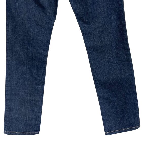 Forever 21 SZ 30 Straight Jean Mid-Rise Zip-Fly Dark Wash Pockets Blue Womens - Picture 6 of 8
